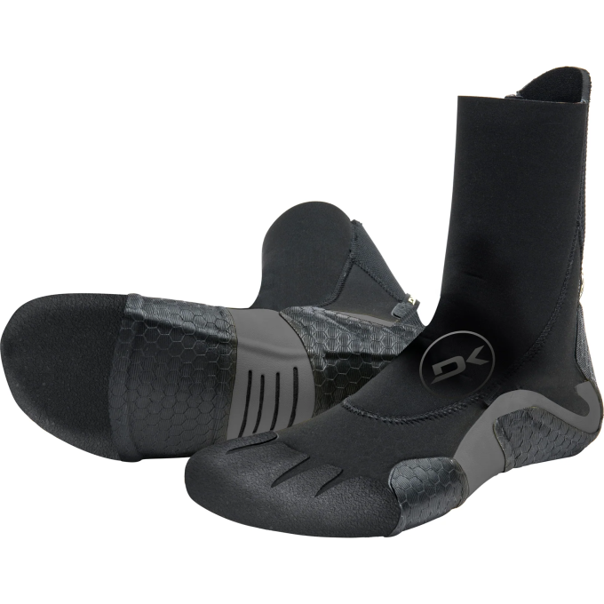 Гидротапки DAKINE UNISEX QUANTUM ROUND TOE BOOT 5mm Black, размер 13 DK22U5QRTB (0604565452832)